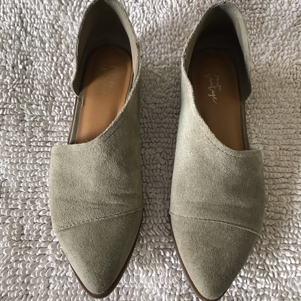 Open Side Suede Booties